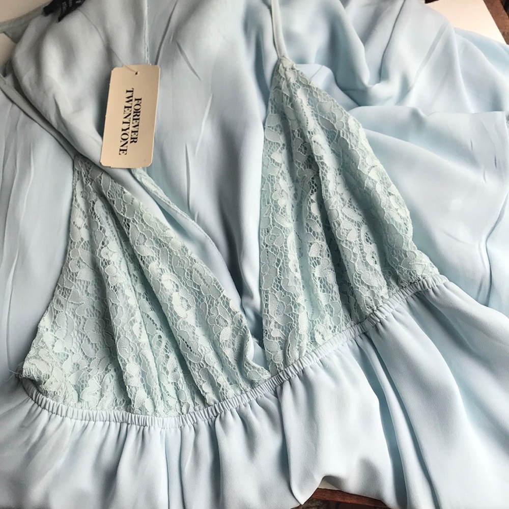 Light/baby blue Forever 21 maxi